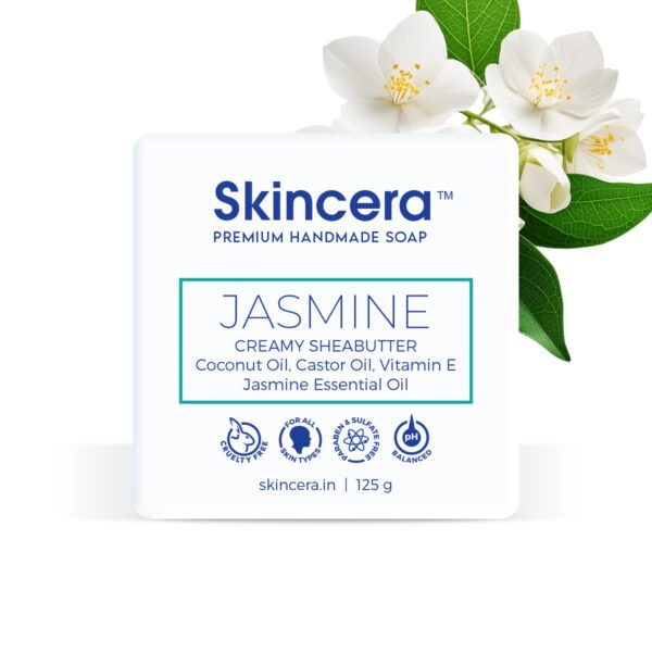 Skincera Jasmine Moisturizing Handmade Vegan Shea Butter Soap