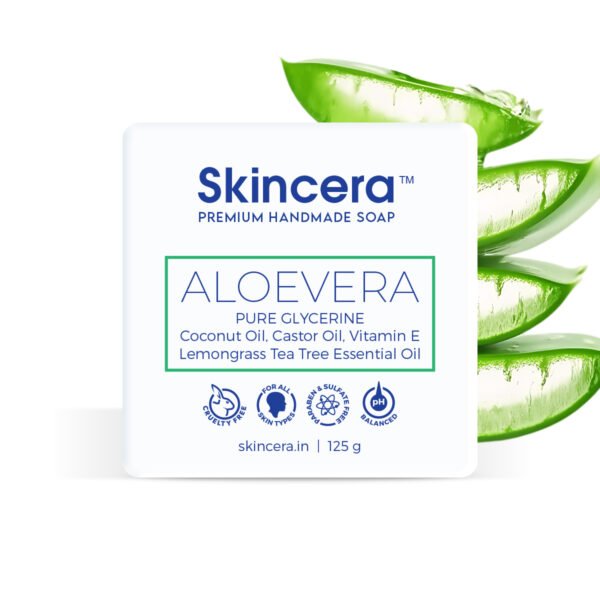 Skincera Aloe Vera Moisturizing Handmade Vegan Glycerine Soap